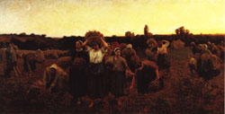 Jules Breton The Recall of the Gleaners